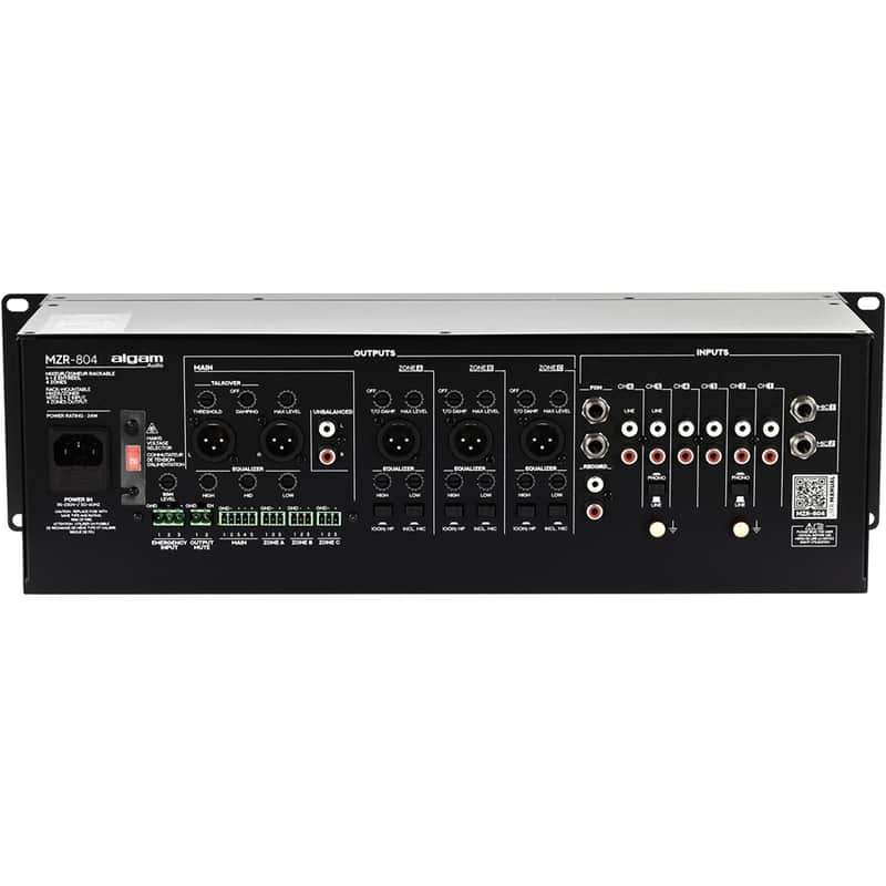 Algam Audio MZR-804 Mixer Zoner image 1