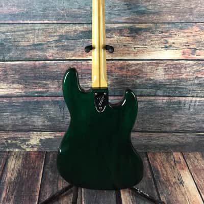 Used Fender 1976 Left Handed Jazz Bass with Hard Shell Case image 6