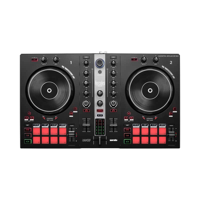 Hercules DJControl Inpulse 300 MK2 2-Channel DJ Controller with Serato DJ Lite/D image 1