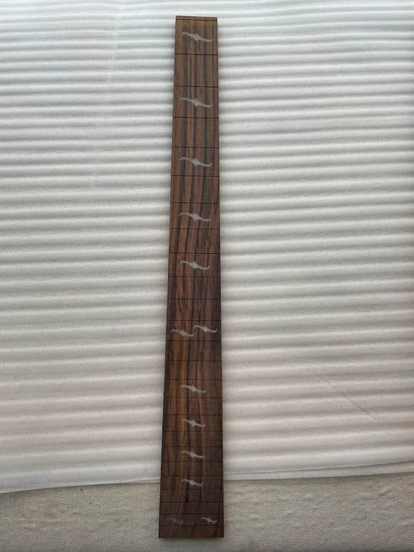 24 Frets Folk Acoustic Guitar Neck Rosewood Fingerboard Fretboard Wood Color image 1