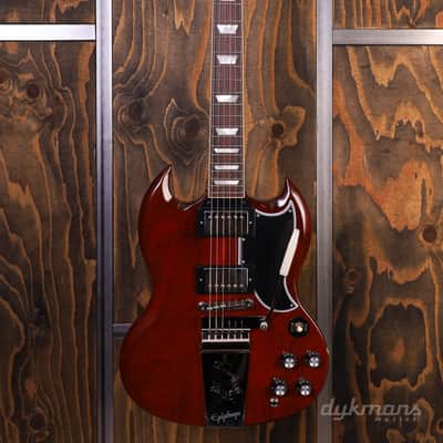Epiphone 1964 SG Standard Reissue with Maestro Vibrola Cherry Red image 2