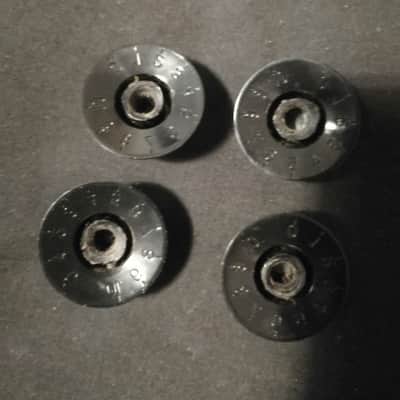 Gibson Les Paul Witch Hat Knobs 70s Black image 2