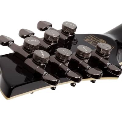 Schecter 2564 C-7 Blackjack Black Gloss Electric Guitar image 7