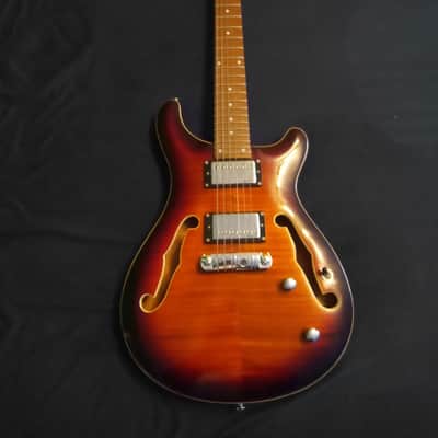 Harley Benton CST-24HB Tortoise Flame 2024 - Red Flame image 1
