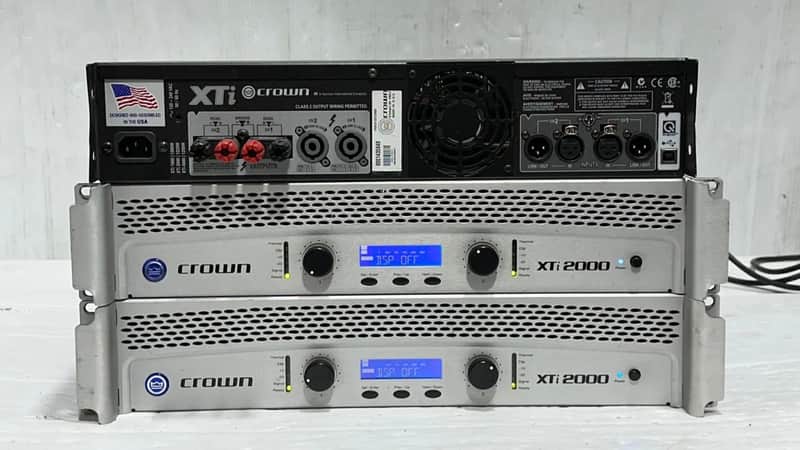 Crown XTi 2000 2-Channel 1600W Power Amplifier #7060 (ONE) TRUEHEARTSOUND image 1