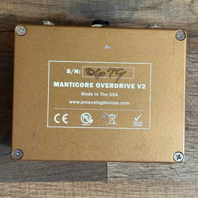 ProAnalog Devices Manticore Overdrive V2 2018 - Gold image 7