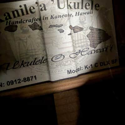 Kanile'a K-1 C DLX SF Concert Ukulele #0912-8871 – Deluxe Hawaiian Koa – Silk Finish image 7