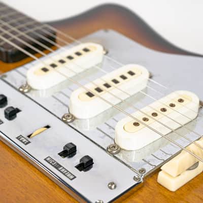 Teisco TG Project Guitar w/ Brazilian Rosewood FB, 3 Single Coil Pickups image 3