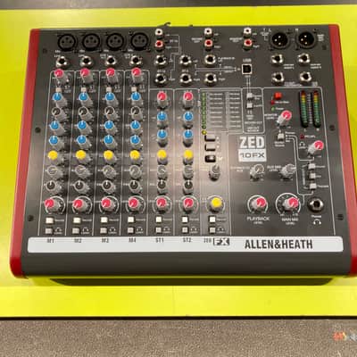 Allen & Heath ZED-10FX 10-Channel Mixer with Effects 2010 - Present - Black/Red image 1