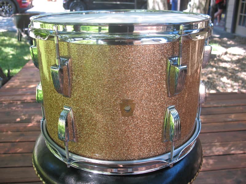ludwig 9"x13" tom 1964 champagne sparkle image 1