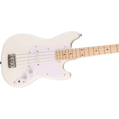 Squier Sonic Bronco Bass MN Arctic White - 4-String Electric Bass image 4