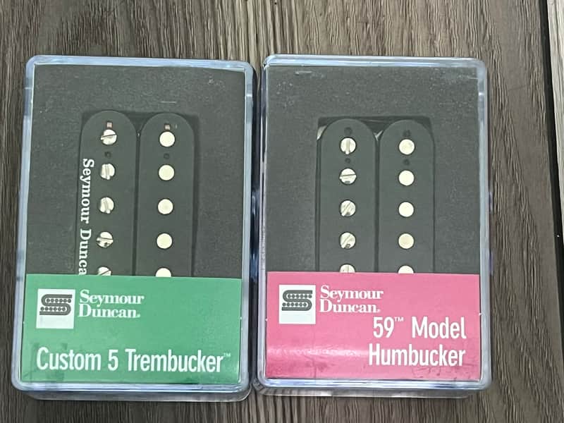 Seymour Duncan TB-14 Custom 5 Trembucker / SH-1N 59 Model Neck Pickup Set image 1