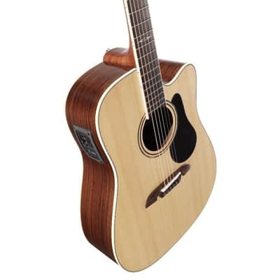 Alvarez AD70WCE Artist Dreadnought Acoustic/Electric 2019 Natural/Gloss image 2