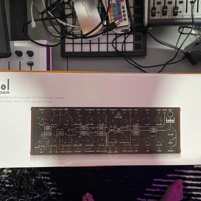 Behringer Kobol Expander Desktop Semi-Modular Synthesizer 2024 - Present - Black with Wood Sides image 1