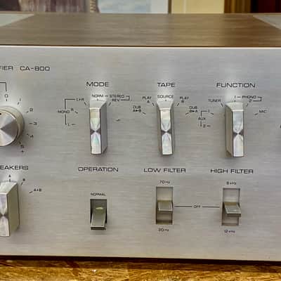 Vintage Stereo Integrated Amplifier Yamaha CA-800 image 1