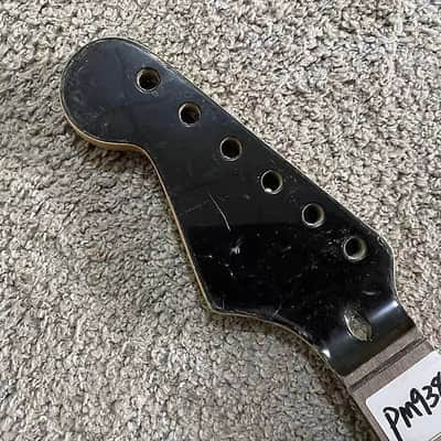 Black Left Handed Strat Style Guitar Neck, Rosewood 22 Frets Fingerboard image 2