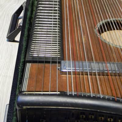vintage Framus 7/18 Alpenland Aerial Resonance ZITHER  citera Germany 1960s + Schaller pickup + case image 4