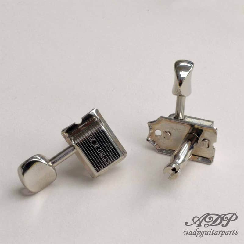 6 Lefty Machine Head in line Vintage Kluson Single Line 1:15 Left Hand Tuners Ni image 1