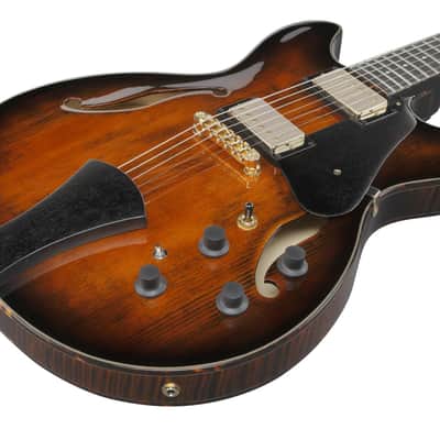 Ibanez ASH300-TBC Artstar AS Hollow Body Guitar 6-String - Tobacco Brown + Case image 9