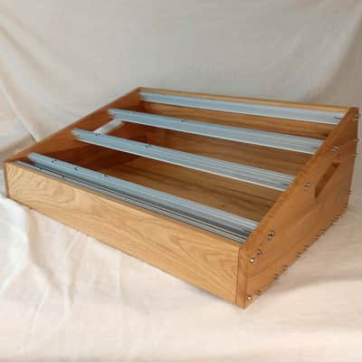 10U / 126hp Eurorack case EVA • Rails + M3 nuts / Oak / Unpowered image 8
