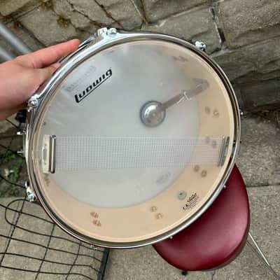 Ludwig Accent CS Custom 13x4” Piccolo Wood Snare Drum - Natural image 11