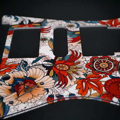 Folk Flowers / Ibanez Pickguard / RG350 / JEMJR / Graphic / Stormguitar image 2