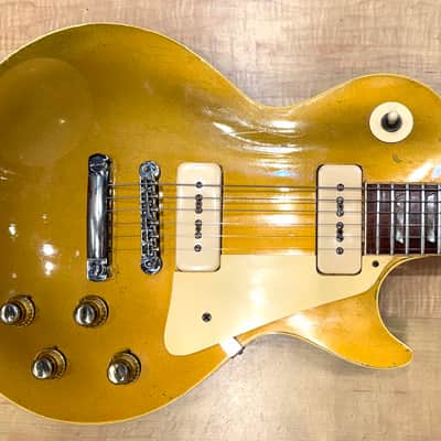 Gibson Les Paul Standard Gold Top Vintage 1969 - Gold image 4