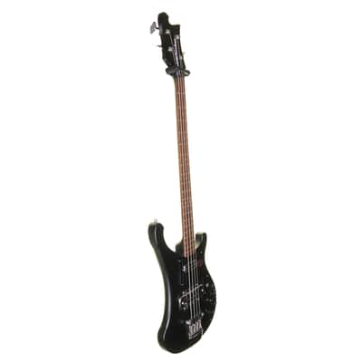 Rickenbacker 4003S MBL Bass Guitar, Matt Black with Hard Case image 4