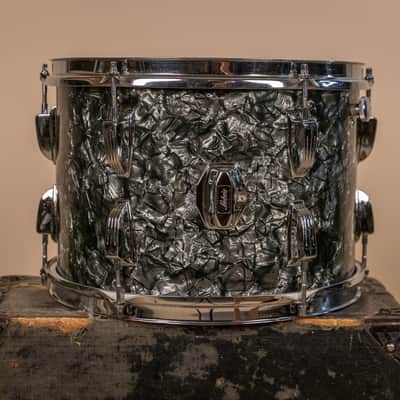 1971 Ludwig 9x13 Black Diamond Pearl Tom image 3