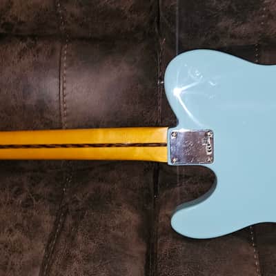 Partscaster Telecaster gold foil style 2023 - Daphne Blue image 12