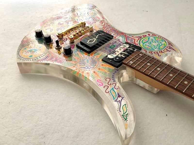 B.C.Richギター hideモデル！！！ 🪸B.C.Rich Hide🪸Museum Mockingbird X-Japan松本秀人 Clear custom