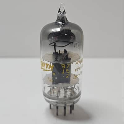 Vintage 1957 Sylvania 12AT7 Tube *TESTS NOS* 105% 106% ECC81 image 2