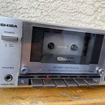 Vintage Toshiba PC-X40 Stereo Cassette Deck For Parts Or Repairs image 2