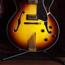 The Heritage Standard Eagle Classic Hollow Electric Guitar Sunburst Pre-Owned