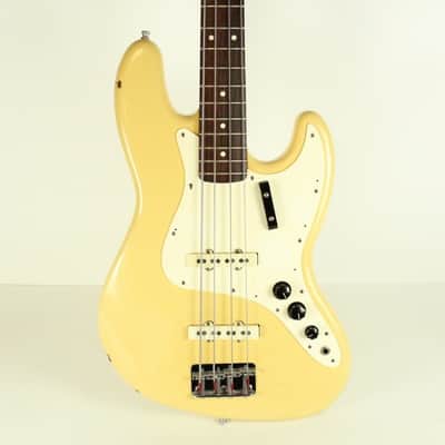 1984 Vintage Fender JAZZ BASS Alder Olympic White Dan Smith Era E3 Series +OHSC USA 1980s image 3