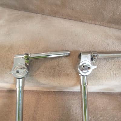 Pacific PDP (2) long unilock tom mounting arms/posts, 3/4 inch diameter excellent image 2