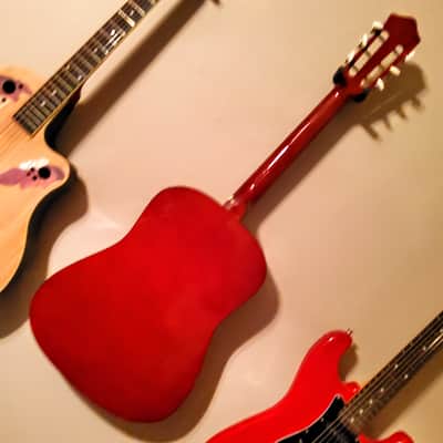 🎸Classical / Acoustic Guitar Black +Soft Case/Gig Bag +Tuner +Strap +Picks!🎸 image 5