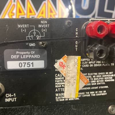 Def Leppard's Crown - MA1200 Audio Amplifier 2-Channel 320-Watt (DL #5030) 1980s Adrenalize "Seven Day Weekend" Tour image 13