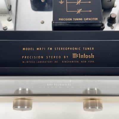 Mcintosh MR71 All Tube Analog FM Stereo Tuner image 9