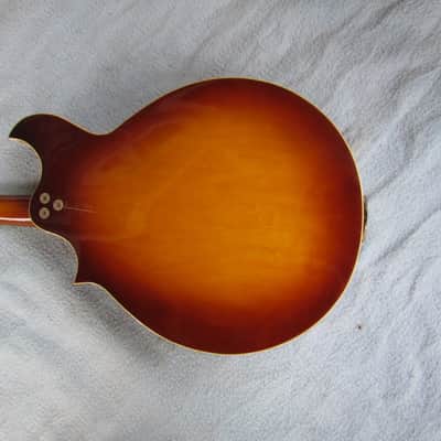 Harmony H425 Batwing Mandolin W/Original Chipboard Case 1972? Vintage Harmony H 425 Mandolin Made In The USA image 7