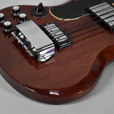 Circa 1971 Gibson EB-3 Slotted Headstock Walnut Finish Left-Handed Electric Bass image 7