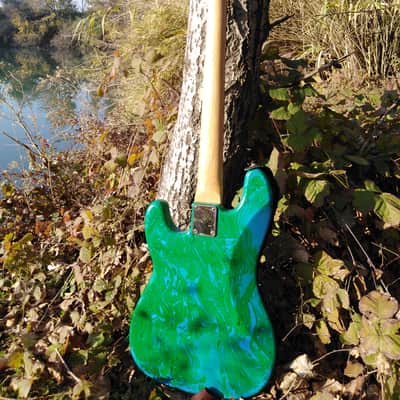 The "Black Lagoon" Steampunk Precision Bass image 3