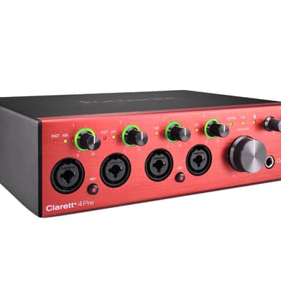 Focusrite Clarett+ 4Pre 18x8 USB-C Audio Interface image 2