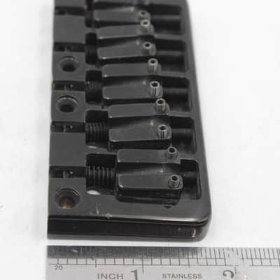 OEM Ibanez B105 5-String Bass Bridge - Cosmo Black, Dual-Load (Soundgear SR305 / BTB / Ergodyne) image 6