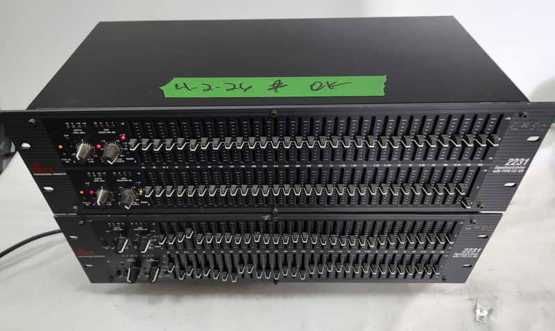 dbx 2231 2-Channel 31-Band Graphic Equalizer/Limiter w/ Type III
