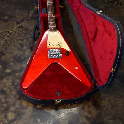 Hamer Flying V KK Downing 1980s Red Cherry image 3