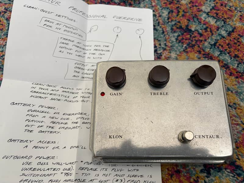 Klon Centaur Professional Overdrive (Non-Horsie) | Reverb