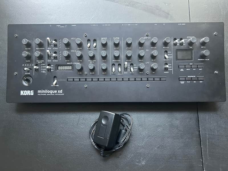 Korg Minilogue XD Module 2019 - Present - Black image 1