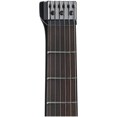 Schecter Synyster Gates Custom-6 TR-S Signature Headless Electric Guitar, Left-Handed, Satin Black image 7