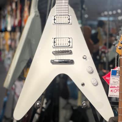 Epiphone Brendon Small Signature Snow Falcon Flying V (2018) image 7